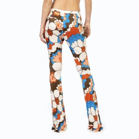 Ronny Kobo Multicolor Floral Jojo Pants Size Medium 41153 - Picture 3 of 13